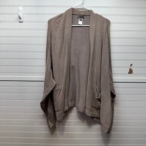 Barefoot Dreams Open Front Wrap With Pockets One Size